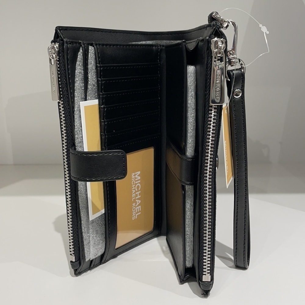 Michael Kors double zip jet set wallet wristlet - Picture 2 of 5